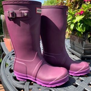 Girls Hunter Boots Size 4